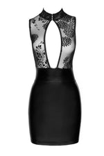 Сукня Noir Handmade F241 Short dress with powerwetlook skirt and tulle top, 3XL