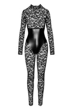 Комбінезон Noir Handmade F299 Enigma, XL, мереживо, довгий рукав, імітація корсета, доступ