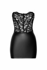 Сукня Noir Handmade F300 Solace, L, мереживо, корсетний верх, шнурівка ззаду, спідниця міні під латекс