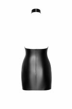 Сукня Noir Handmade F311 Eros, 3XL, black, міні, спідниця під латекс, — сітка, відкрита спина
