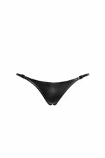 Трусики-стрінги Noir Handmade P012 Wild, L, під латекс, крокодиловий принт, застібки з боків
