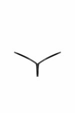 Трусики-стрінги Noir Handmade P012 Wild, XXL, під латекс, крокодиловий принт, застібки з боків