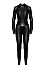 Комбінезон Noir Handmade F319 Caged, L, під латекс, довгий рукав, з доступом, кільце на поясі
