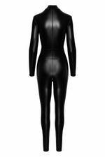Комбінезон Noir Handmade F319 Caged, XL, під латекс, довгий рукав, з доступом, кільце на поясі