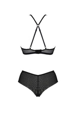 Комплект Passion KERRIA BIKINI black, XXL/XXXL, бралет і трусики-бікіні