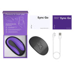 Смарт-вібратор для пар We-Vibe Sync GO Light Purple, тревел-кейс
