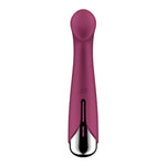 Вібратор з ротацією Satisfyer Spinning G-Spot 1 Red, плоский майданчик для стимуляції точки G