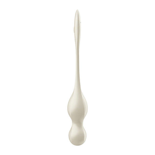 Вагінальні смарт-кульки з вібрацією Satisfyer Love Birds 1 Connect App White, 78 г