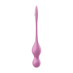 Вагінальні смарт-кульки з вібрацією Satisfyer Love Birds 1 Connect App Pink, 78 г