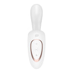 Вагінально-кліторальний вібратор Satisfyer G for Goddess 1 White, 2 мотори