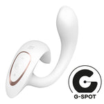 Вагінально-кліторальний вібратор Satisfyer G for Goddess 1 White, 2 мотори