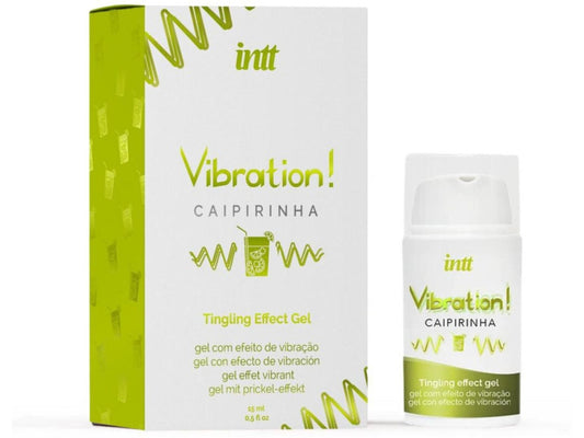 Рідкий вібратор Intt Vibration Caipirinha, густий гель, дуже смачний, діє до 30 хвилин