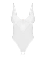Боді з доступом Obsessive Alissium crotchless teddy, XS/S, ліф з м’якою чашкою, високі трусики