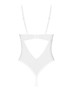 Боді з доступом Obsessive Alissium crotchless teddy, XL/2XL, ліф з м’якою чашкою, високі трусики