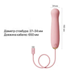 Пульсатор Zalo – AVA Attachment Sakura Pink для смарт-вібромасажера Zalo – AVA