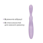 Тонкий кролик-вібратор Svakom Cici+ 2 Lilac, керування зі смартфона, підігрів до 38 °C