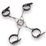БДСМ-набір LOCKINK Bondage & Restraint Set, чорний, натуральна шкіра, фіксатори, маска, кляп