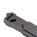 Регульована шльопалка LOCKINK Adjustable Slapper for Impact Play, чорна, натуральна шкіра