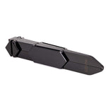 Регульована шльопалка LOCKINK Adjustable Slapper for Impact Play, чорна, натуральна шкіра