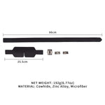 Маска на очі LOCKINK Blindfold Kit, чорна, натуральна шкіра, регульований обсяг