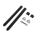 Фіксатори для рук та ніг LOCKINK Wristcuffs/Anklecuffs, чорні, натуральна шкіра