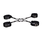 Набір фіксаторів для рук та ніг LOCKINK Hogtie Set, чорний, ремені з натуральної шкіри