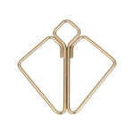 SX0844 Затискачі для сосків з важкою підвіскою LOCKINK Nipple Clamps with Heavy Pendant, золотисті