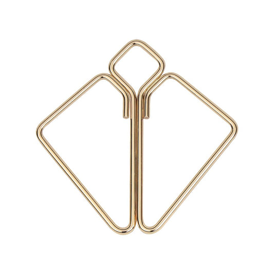 SX0844 Затискачі для сосків з важкою підвіскою LOCKINK Nipple Clamps with Heavy Pendant, золотисті