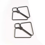 Затискачі для сосків з важкою підвіскою LOCKINK Nipple Clamps with Heavy Pendant, сріблясті