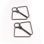 Затискачі для сосків LOCKINK Minimalism Nipple Clamps, сріблясті