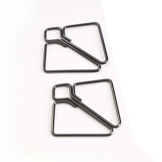 Затискачі для сосків LOCKINK Minimalism Nipple Clamps, сріблясті