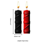 БДСМ-свічки LOCKINK SEVANDA Fetish Drip Candles Set, 2 шт, низькотемпературні, шкребок у комплекті