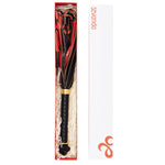 Флогер LOCKINK SEVANDA Red & Black Braided Tail Flogger, червоно-чорний, хвости з вузликами