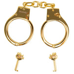 Наручники LOCKINK Pretty-sub Handcuffs, золотисті, металеві, можна відкрити без ключа