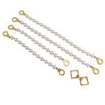 Перлинні наручники та поножі LOCKINK Pearl Handcuffs & Anklecuffs