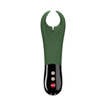 Вібратор для пеніса Fun Factory MANTA moss green/black, підходить для парних ігор