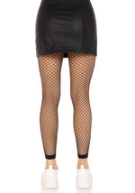 Колготки без стопи Leg Avenue Industrial Net footless tights, One Size, чорні, в сітку