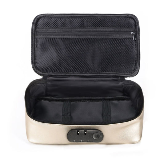 Кейс для іграшок Dorcel DISCREET BOX LUXURY GOLD, кодовий замок, 27×16×7,62 см