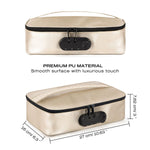Кейс для іграшок Dorcel DISCREET BOX LUXURY GOLD, кодовий замок, 27×16×7,62 см