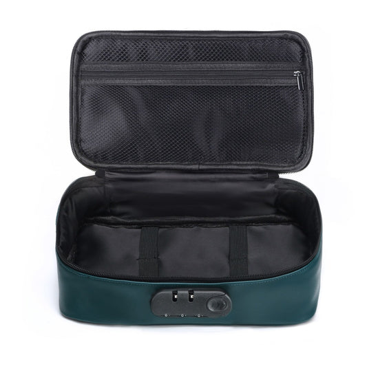 Кейс для іграшок Dorcel DISCREET BOX LUXURY GREEN, кодовий замок, 27×16×7,62 см