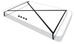 Розтяжка на ліжко Master Series Interlace Bed Restraint Set