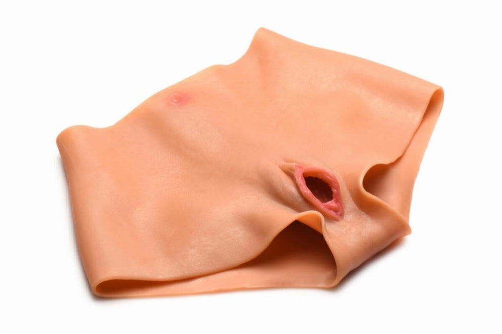 Накладна вагіна Master Series Silicone Vagina + Butt Panties - Large