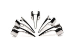 Набір кілець з кігтями Master Series Five-Piece Sensation Claw Rings - Silver