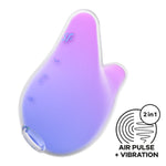 Вакуумний кліторальний стимулятор з вібрацією Satisfyer Mermaid Vibes Violet/Pink, 2 мотори