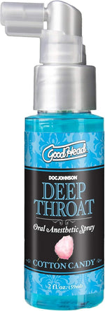 Спрей для мінету Doc Johnson GoodHead DeepThroat Spray - Cotton Candy для глибокого мінету
