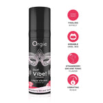 Рідкий вібратор Orgie Dual Vibe! Strawberry Gin & Tonic Kissable Liquid Vibrator