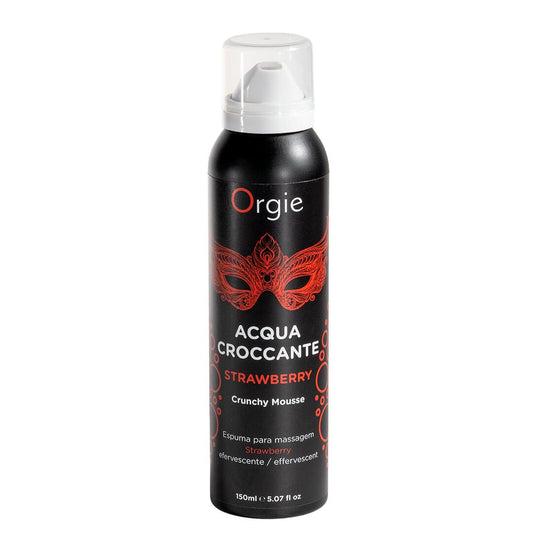Масажна пінка Orgie – Acqua Croccante Strawberry, ефект бульбашок, що лопаються