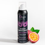 Масажна пінка Orgie – Acqua Croccante Passion Fruit, ефект бульбашок, що лопаються