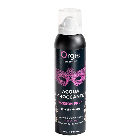Масажна пінка Orgie – Acqua Croccante Passion Fruit, ефект бульбашок, що лопаються