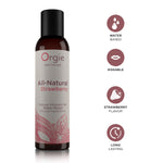 Лубрикант на водній основі Orgie All Natural Strawberry,, зі смаком та ароматом полуниці